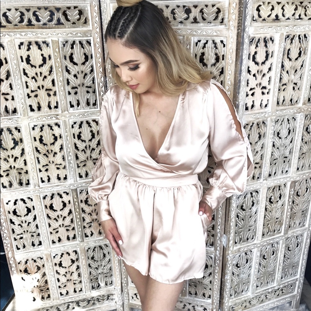 Satin Like Romper